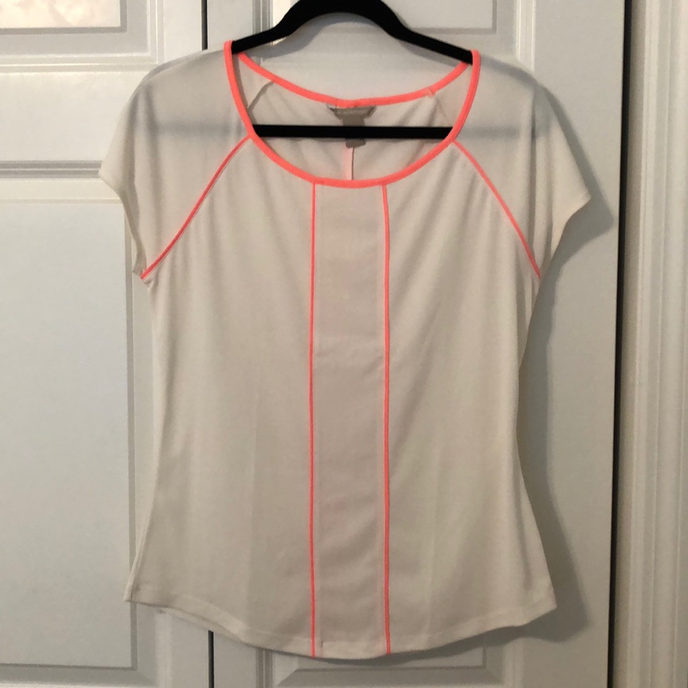 Cute cream/pink top from Banana Republic